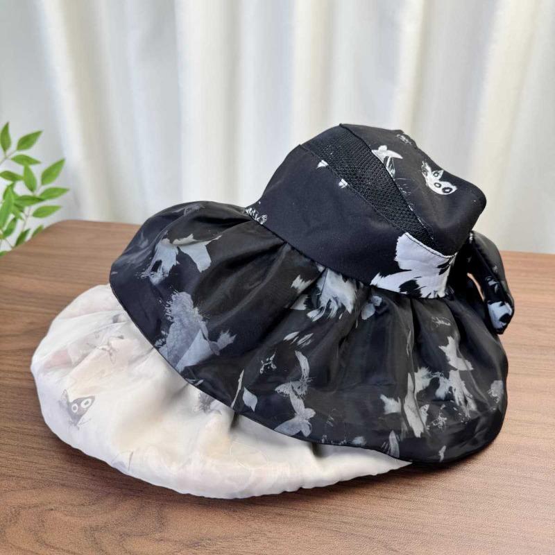 Summer Sun Protection Hat Women's UV Protection Big Brim Sun Hat Breathable Bucket Hat Face Cover Empty Top Hat