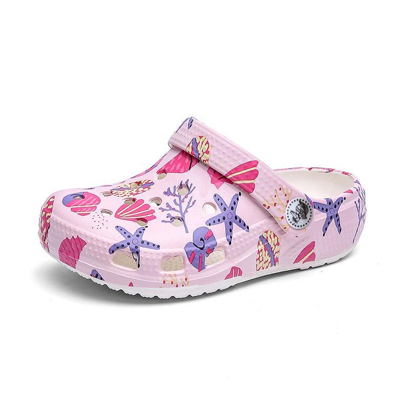 

Летние детские пляжные сандалии Shell Hole Beach Sandals 2024 года – модная и трендовая обувь для детей Size 30 (19.1cm)