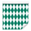 Harlequin Diamonds Wallpaper In Teal, White and Mint 50x1000