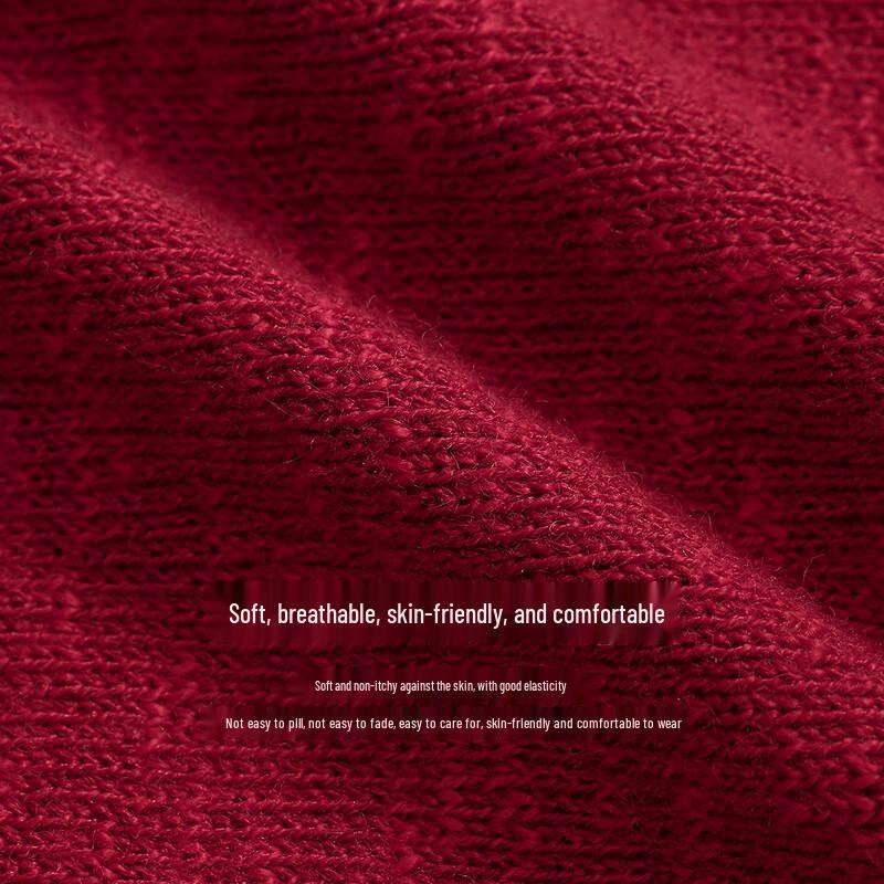 INMAN Women's Soft Round Neck Knitted Cardigan