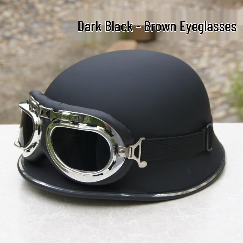 GOWKE Retro German-Style Half Helmet Universal