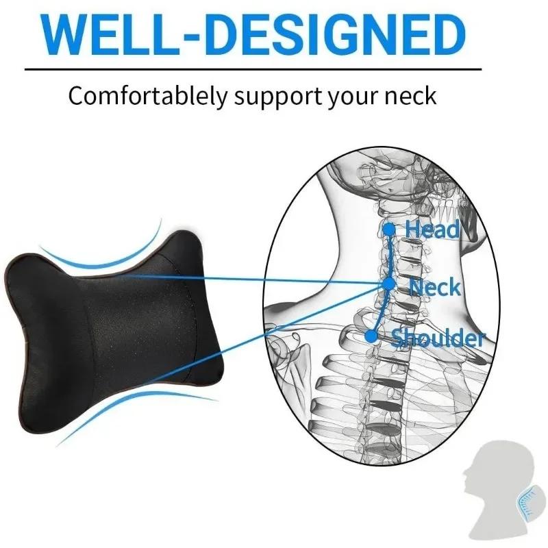 Car Neck Pillows 1pc Universal Head Support Protector Car Headrest Backrest Cushion Car Seat Neck Protector Pillow
