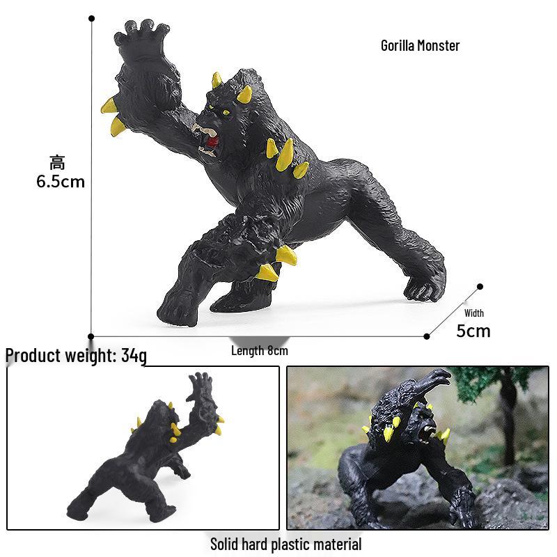 Cross-Border Mythical Beasts: Gorilla & Water Crab Animal Figurine Set