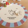 Puppy Picture Bedroom Decor Cute Carpet Round Carpets for Living Room Thick Plush Lounge Washable Floor Mat Home Fluffy Soft Rug