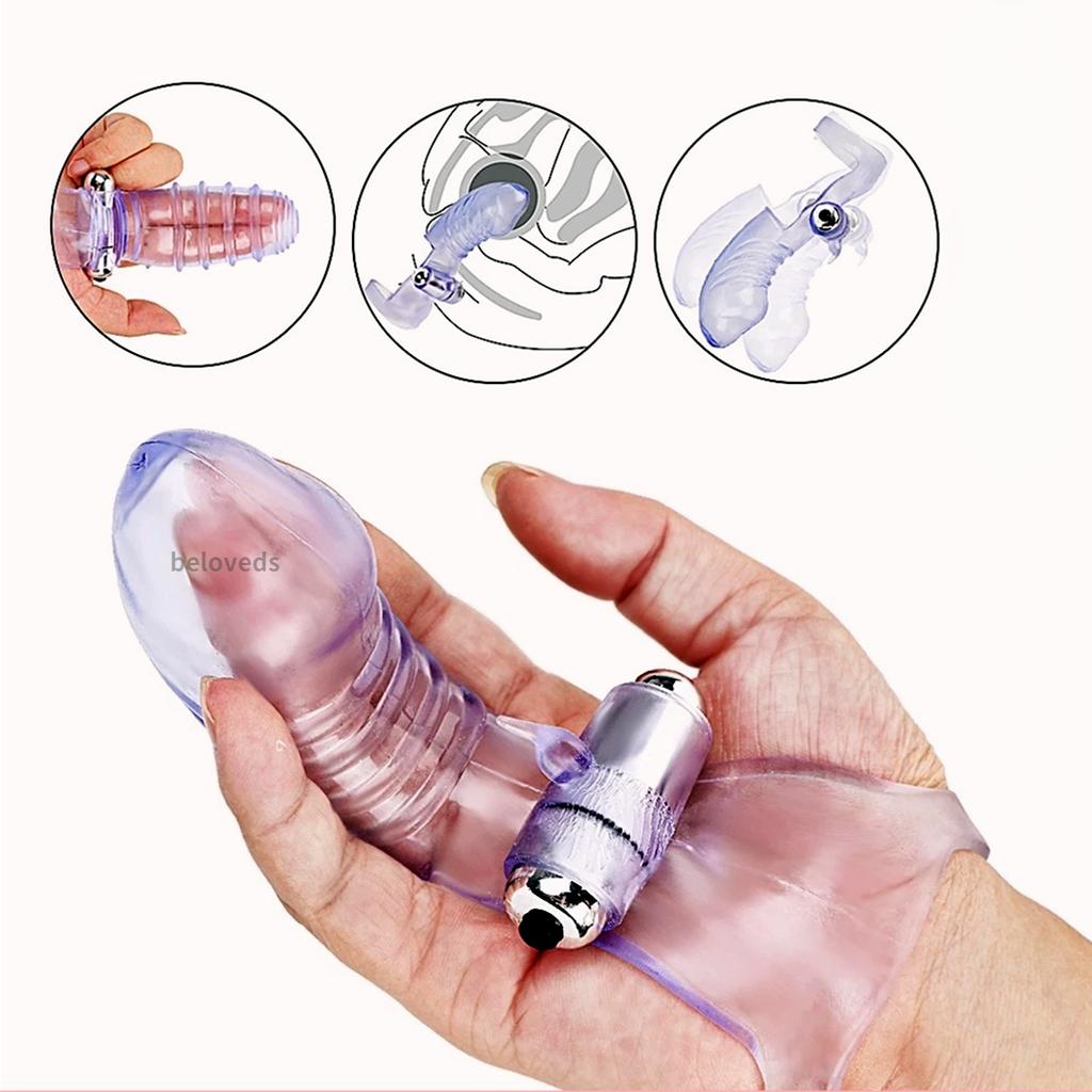 G Spot Vibrator Finger Sleeve Massage Clit Stimulate Female Masturbator Sex Toys for Women Dildos Adult Supplies Sex