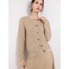 ELLE Floral Wool Blend Knitted Cardigan