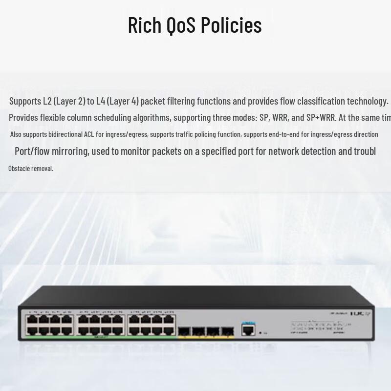 H3C US528S-XE 10 Gigabit Uplink Smart Managed Layer 3 Ethernet Switch