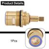 1pcs Replacement Brass Ceramic Tap Valve Cartridge G3/4 Cartridges Gland Insert 20 Teeth Bathroom Faucet Accessory