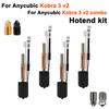 Upgraded Hotend Kit for Anycubic Kobra 3 V2 Heatbreak 24V 60W Ceramic Hotend Thermistor Nozzle for Anycubic Kobra 3 V2 Combo