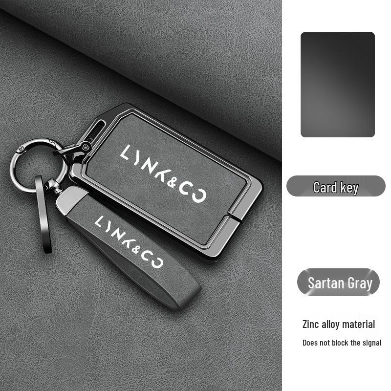 Metal Protective Shell for Lynk & Co Card Key: Anti-fall, High-end with Buckle & Hanging Bag