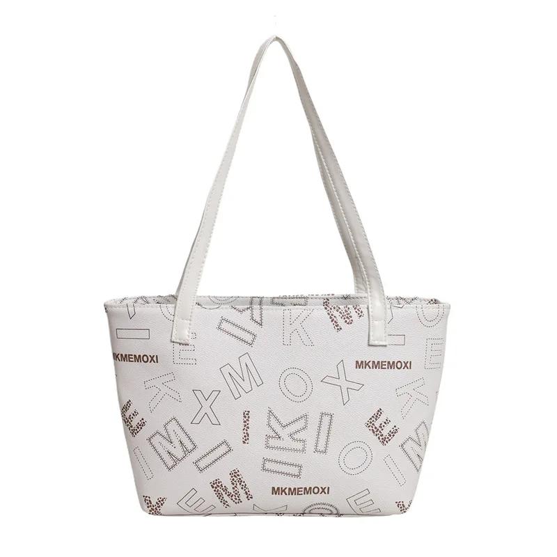 

Винтажная модная повседневная сумка женская сумка-тоут и сумка через плечо женская сумка сумка для покупок one size белый