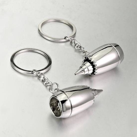 Keychain Pendant Simulation Engine Styling Pendant Zinc Alloy Key Holder Backpack Car Key