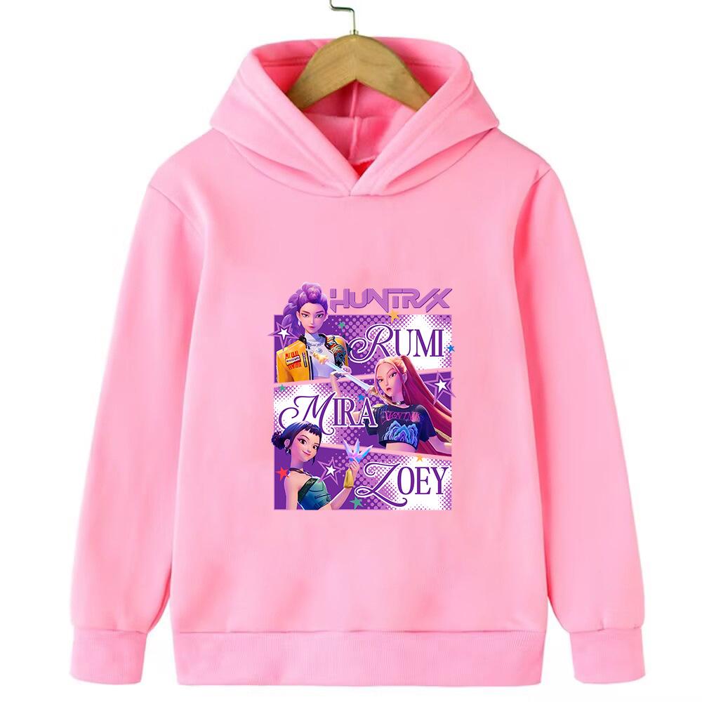 Kids' Demon Hunter Hoodie - Casual, Loose, Warm Sweatshirt for Boys and Girls