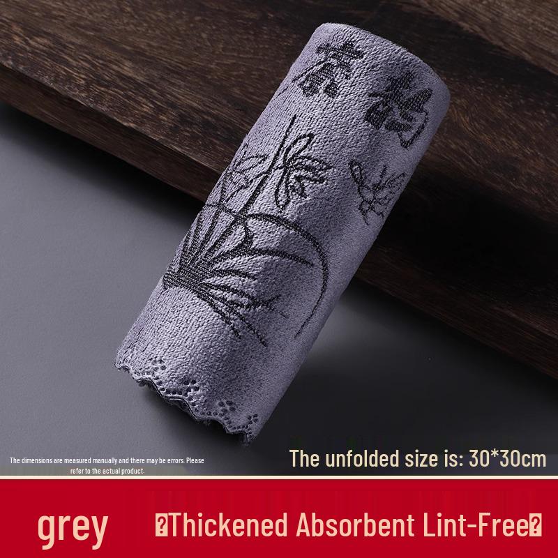 Zen Kung Fu Tea Towel - Absorbent, Thickened Tea Cloth for Tea Sets and Trays
