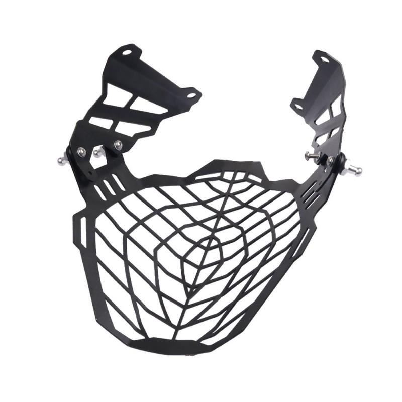 Black Headlight Guard Cover Suzuki V-Strom DL650 Motorcycle Front Lamp Protector