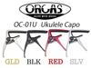 Capo tast for ukulele RED [ORCAS] OC-01U