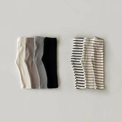 Elastic Baby Leggings: Unisex Trousers & Tights for Newborns, Perfect for Spring and Autumn.