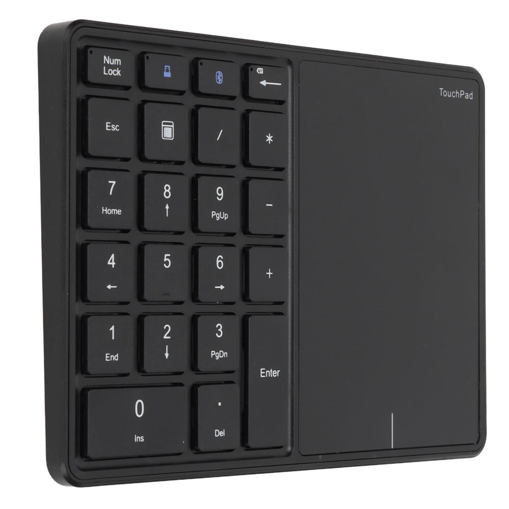Wireless Numeric Keypad 2.4G 22 Keys Lightweight Portable Type C ABS Number Pad for Study Work