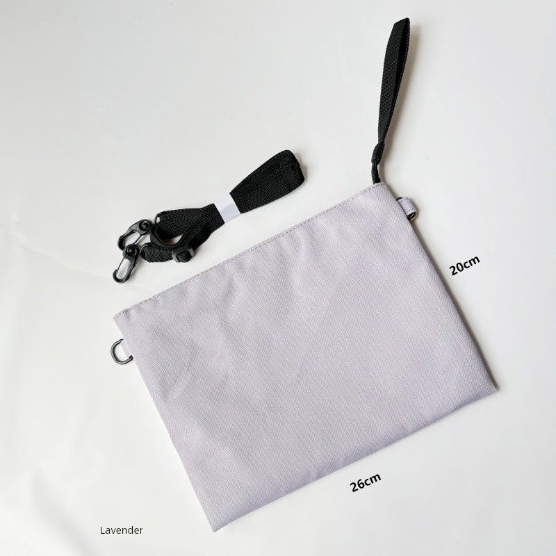 

Маленькая сумка через плечо в японском стиле без принта, сумка через плечо, сумка-мессенджер, женская, легкая, простая, водоотталкивающая, маленькая сумка, повседневная холщовая сумка The new version (lavender color) counter quality