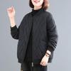 Veste Matelassée Légère en Coton pour Femme - Style Automne/Hiver 2025, Manteau Court pour Dames et Mères