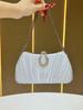 Elegant Pleated Crossbody Qipao Evening Bag