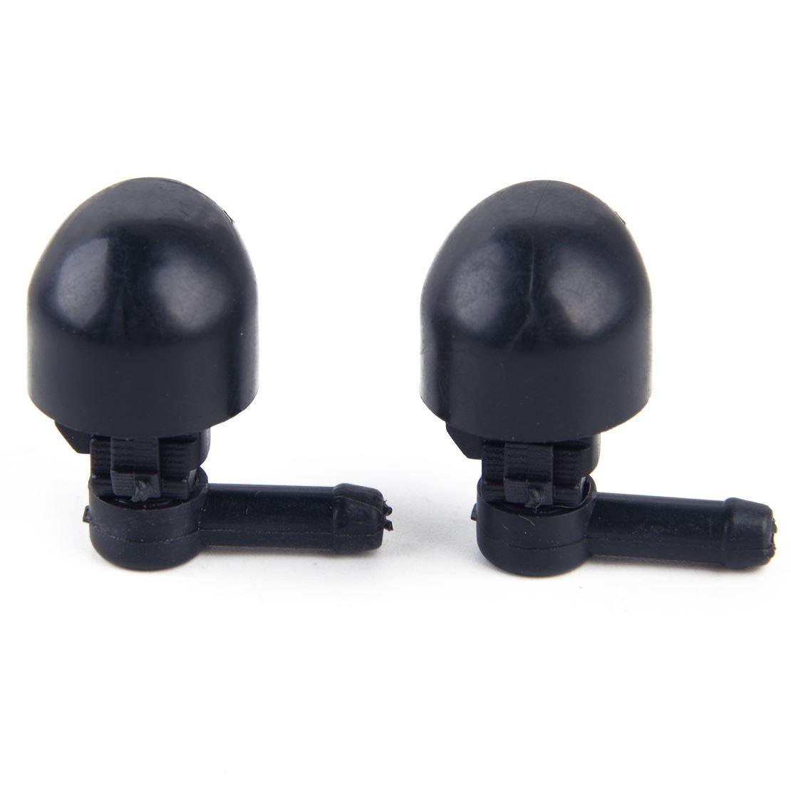 CITALL 2PCS Car Black Plastic Single Hole Rear Window Wiper