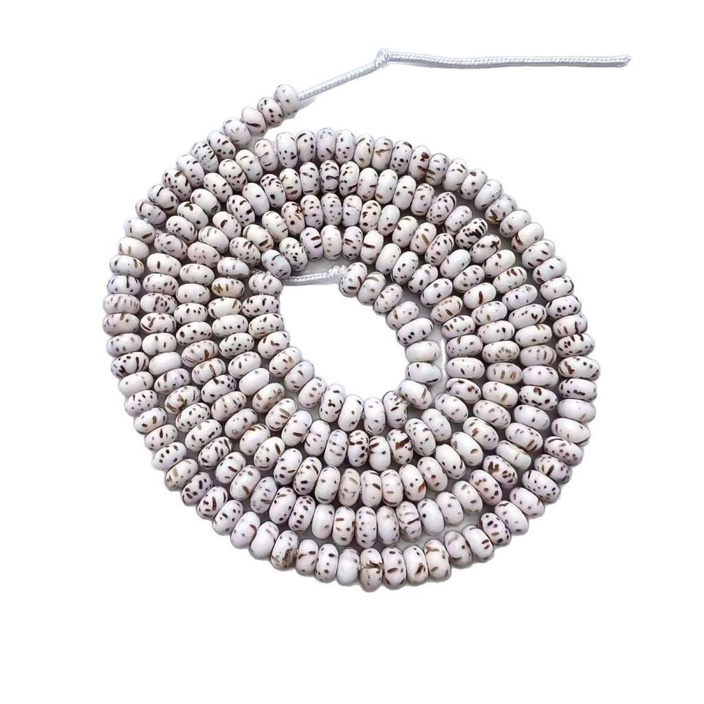 Natural White Mini Star Moon High-Density Bodhi Seed Bead Accessories
