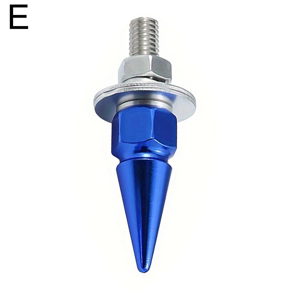 for M6 License Plate Mounting Screws Threaded Pointed Car Threaded Pointed Alloy Fasteners Aluminum Gasket Universal Styling