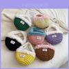 Colorful Handwoven Plush Kids Purse Stylish Baby Accessory For Boys And Girls