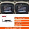 For Jaguar X-TYPE 2001-2009 Real Carbon Fiber Stickers Center hazard warning switch panel Car Accessories Interior decorative