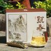Yunnan Pu'er tea six tea mountain man brick peach village ancient tree Pu'er head spring material man brick gift box 800g wholesale