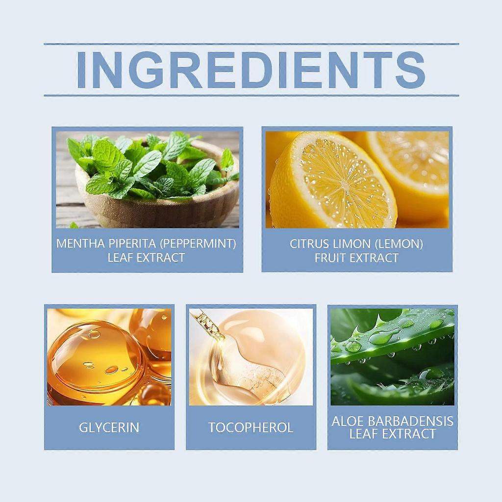 Mint Toothpaste - Gentle Stain Removal & Whitening for Daily Freshness - Natural Glycerin & Mint Leaves, Long-Lasting Cool Flavor, Safe & Easy to Use,