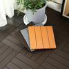 Outdoor Wood-Plastic Interlocking Flooring for Balconies, Terraces, and Courtyards