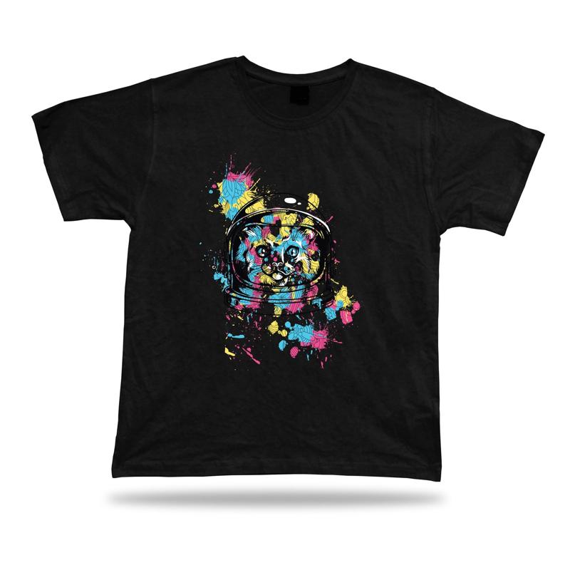 Space Suit Cat Cute Colorful design t shirt tee cool birthday gift present