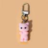Bag Hanging Cat Keychain Creative Car Key Ring Handmade Plush Cat Pendant  Gifts