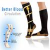 Sport Stockings Shaping Running Anti-Fatigue Leg Calf Foot Graduated Support Varicose Copper Compression Socks Men Women S-Xxl