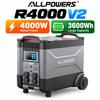 ALLPOWERS R4000 V2 Stazione di Alimentazione Portatile da 4000W 3600Wh Generatore Solare Batteria Espandibile con UPS per Campeggio Viaggio Interruzione di Corrente