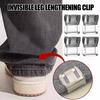 1-20pcs Invisible Leg Shortening Clip Non-slip Pants Edge Clip Used for Anti-drag Pants Hem Fixing Device Seam-free Hidden