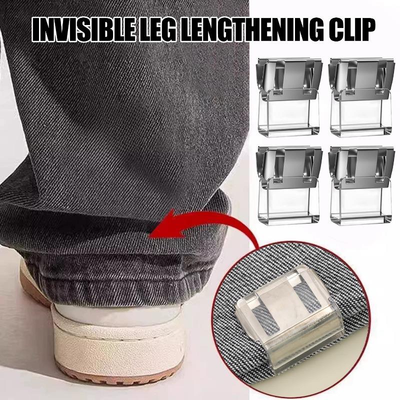 1-20pcs Invisible Leg Shortening Clip Non-slip Pants Edge Clip Used for Anti-drag Pants Hem Fixing Device Seam-free Hidden