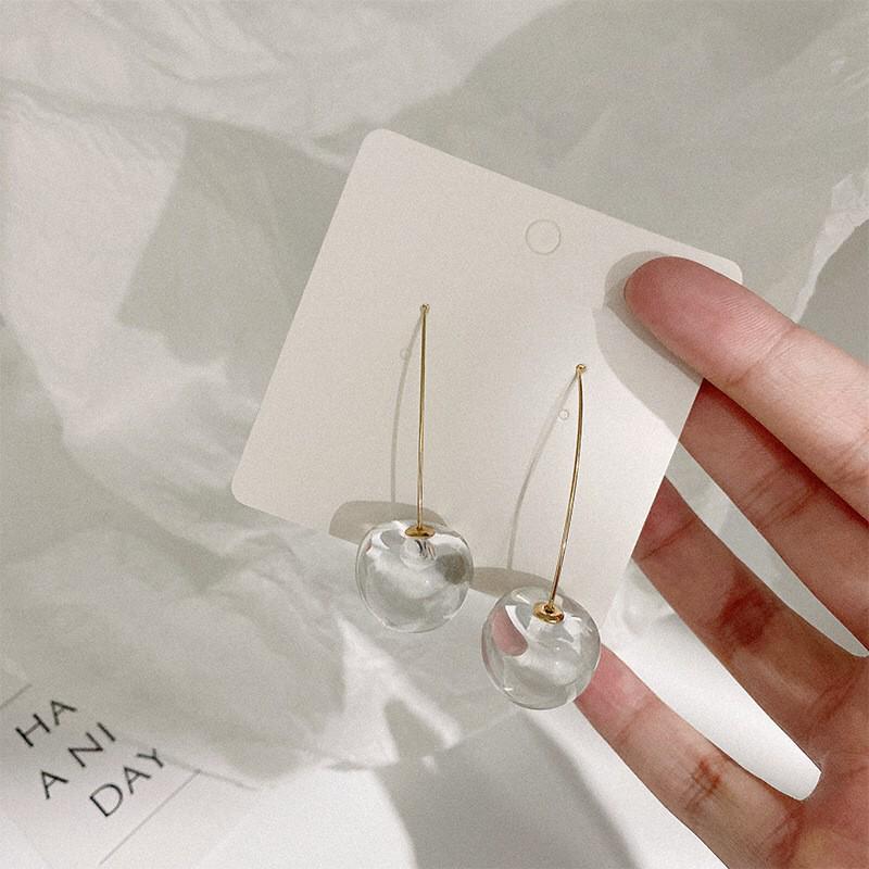 

Елегантні сережки з вишнями для жінок: Довгий, Унікальний Акриловий Фруктовий Дизайн