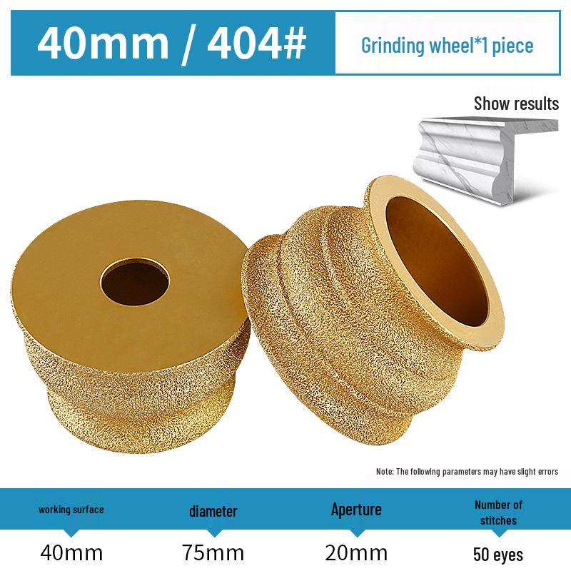 Stone Edge Grinding Wheel for French Edge Granite & Marble Tile - Trimming, Rounding, and Grooving with Angle Grinder
