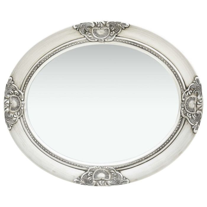 VidaXL Miroir mural style baroque 50x60 cm Argenté 320350