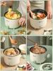 Compact Non-Stick Electric Cooking Pot for One Person - Ideal for Dorms, Apartments, or Small Spaces, Perfect for Noodles & More