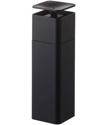 Yamazaki Jitsugyo 5214 Dispenser Black Tower Detergent Lotion Alcohol Compatible Easy To Clean One-Hand Approx. W5.5XD5.5XH18.5cm