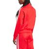 Adidas Originals Sporty & Rich Collaboration SS24 Brand Logo Letter Pattern Striped Pullover Jacket Women Jacket Red JD3766