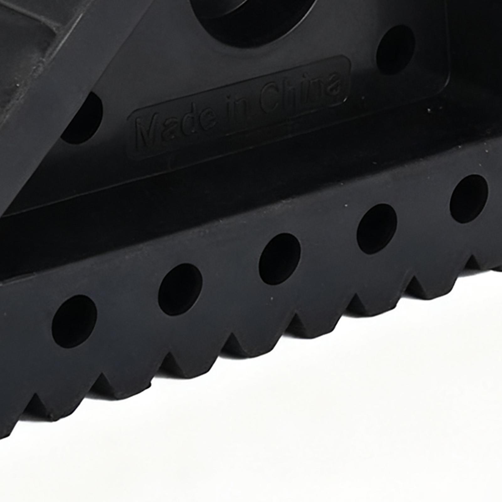 

Tire Stops Non-Slip Secure Stackable Compact Stoppers Portable Tire Chocks For Trunk Toolbox Trucks Trailer Outdoor Automotive China Mainland
