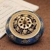 Burning Blue Eight Treasures Incense Burner Plate Incense Pure Brass Incense Road Supplies
