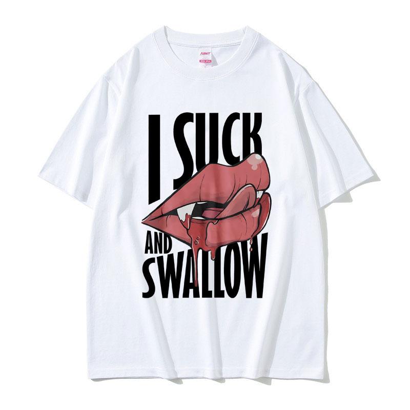 Nouveau T-shirt Été 2025 Vintage Vampire Impression Graphique T-shirts Hommes Femmes Décontracté Surdimensionné 100% Coton Pur T-shirt Imprimé Y2k