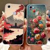 Clear For Oppo F7 Case Kawaii Cute Cat Fashion Flower Funny Luxury Painted Soft Back Cover For OppoF7 Phone Case CPH1821 CPH1819