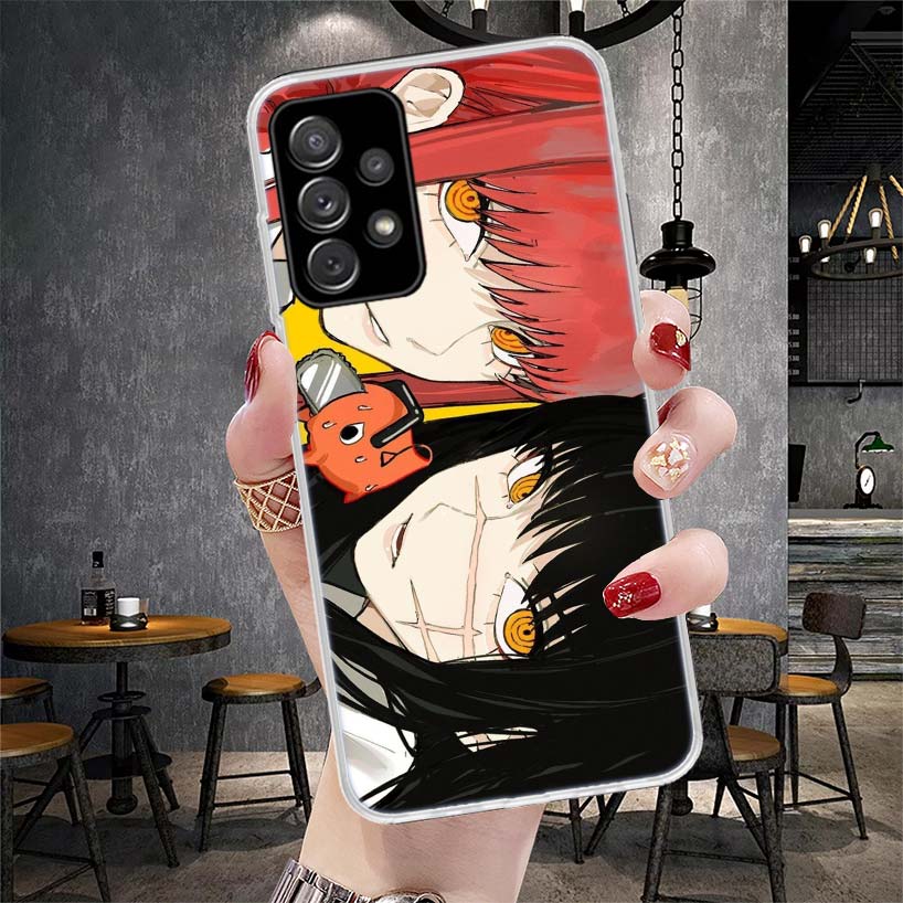 

C-Человек-бензопила Йору Война Дьявол Мягкий чехол для телефона для Samsung Galaxy S22 S23 S24 S25 Edge S26 Ultra S20 FE S21 Plus + Fundas Coque Samsung S25 Plus